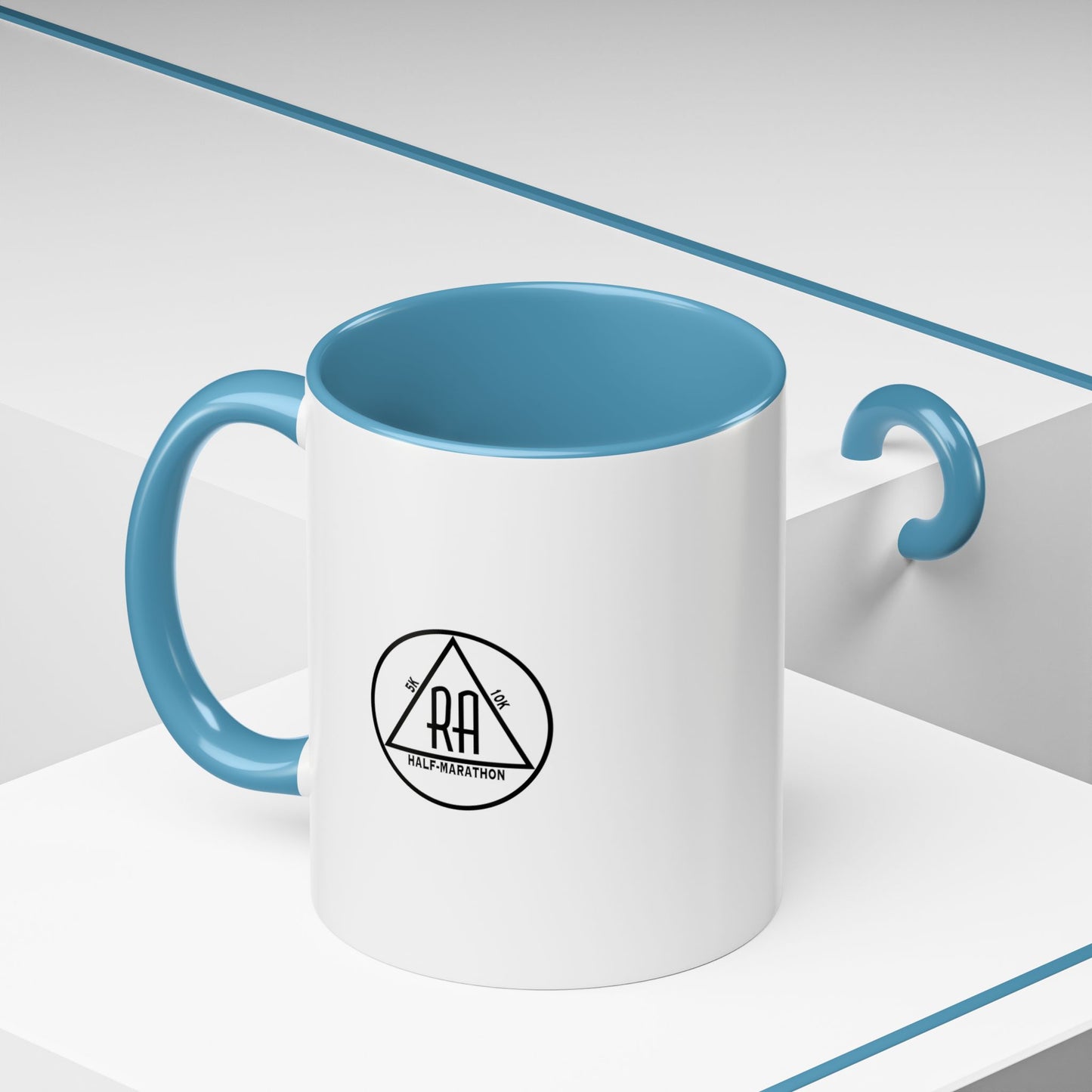 I have a running problem: Runners anonymous. Accent Coffee Mug (11, 15oz)