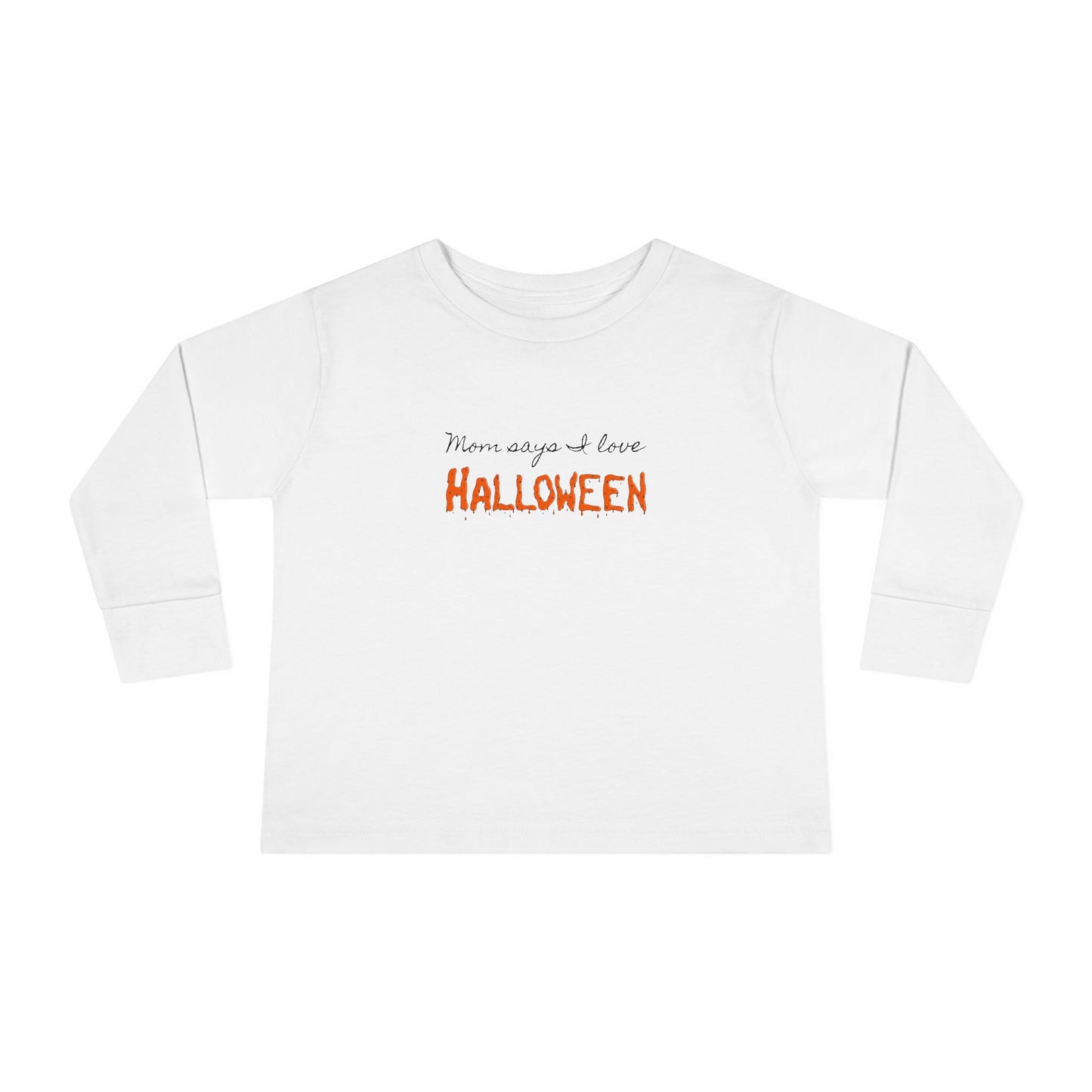 I love Halloween Toddler Long Sleeve Tee