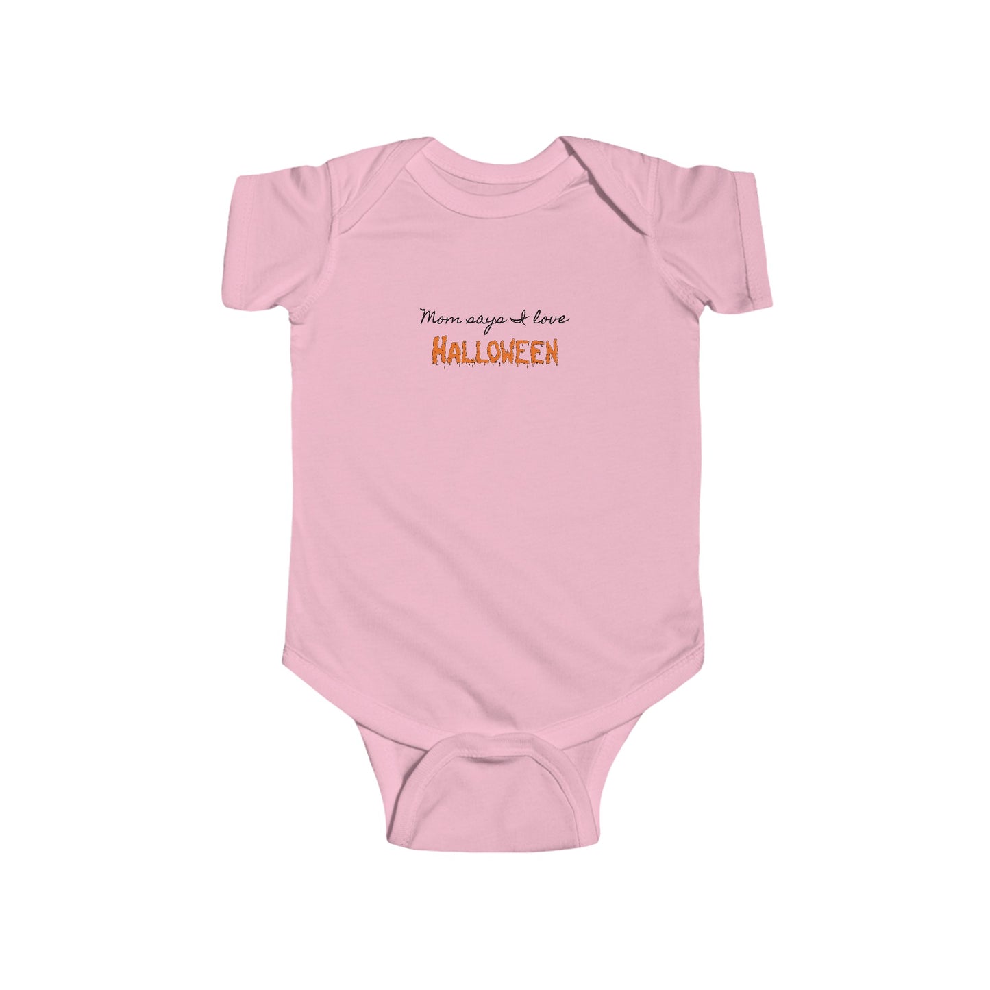 I love Halloween: Infant Fine Jersey Bodysuit