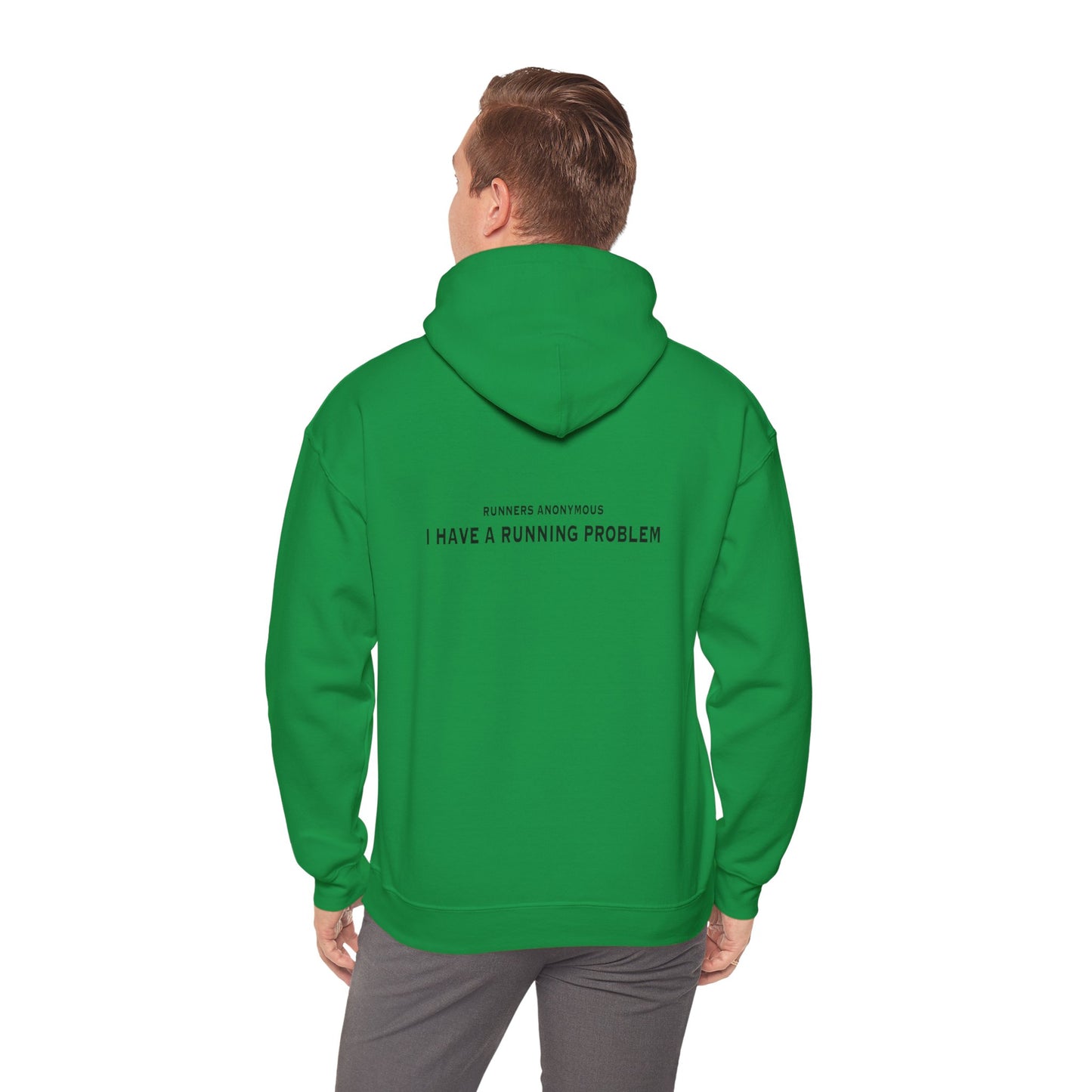 I have a running problem.  Runners anonymous: Unisex Heavy Blend™ Hooded Sweatshirt