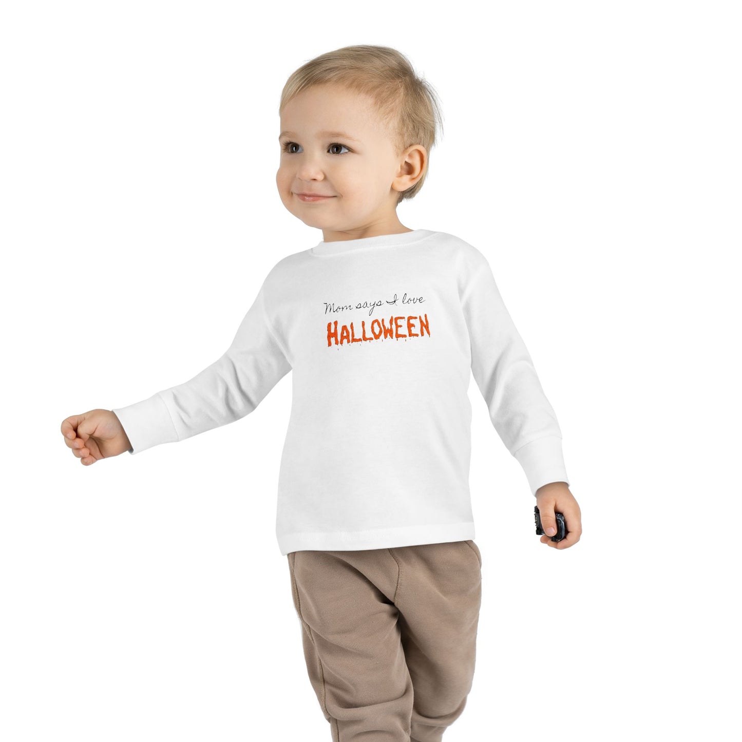 I love Halloween Toddler Long Sleeve Tee