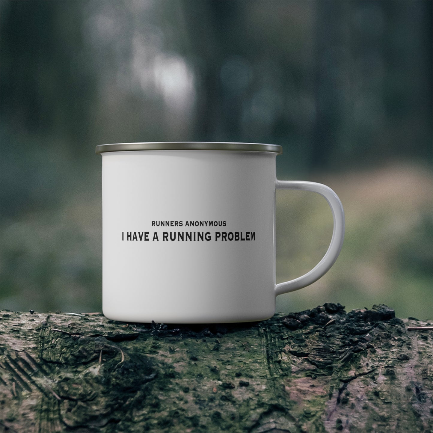 I have a running problem! Enamel Camping Mug