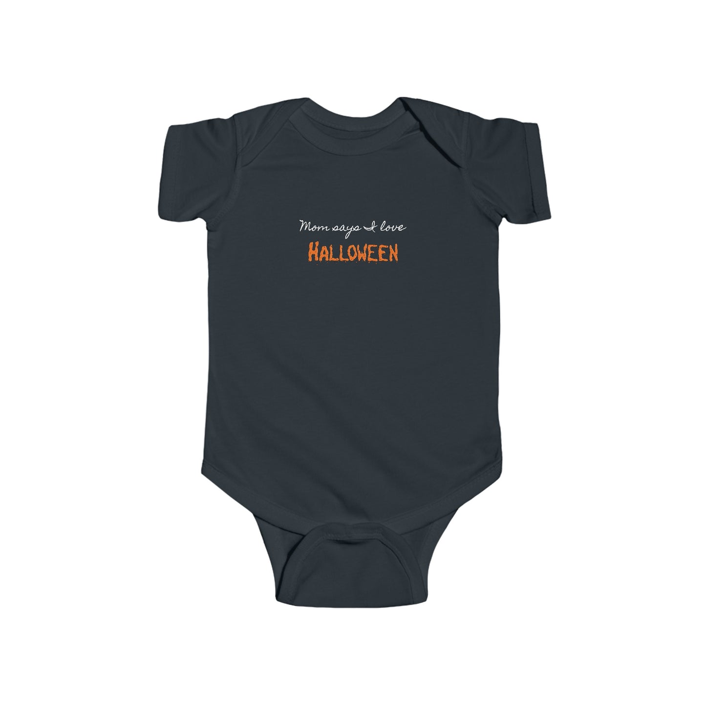 I love Halloween: Infant Fine Jersey Bodysuit