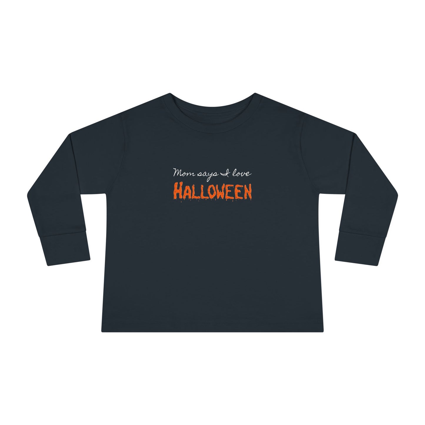 I love Halloween Toddler Long Sleeve Tee