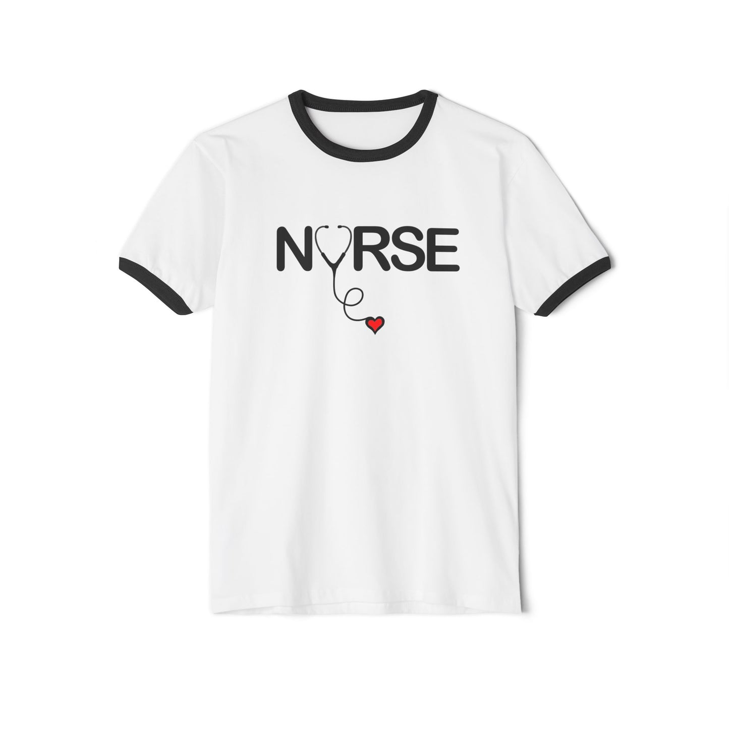 Nurse Unisex Cotton Ringer T-Shirt