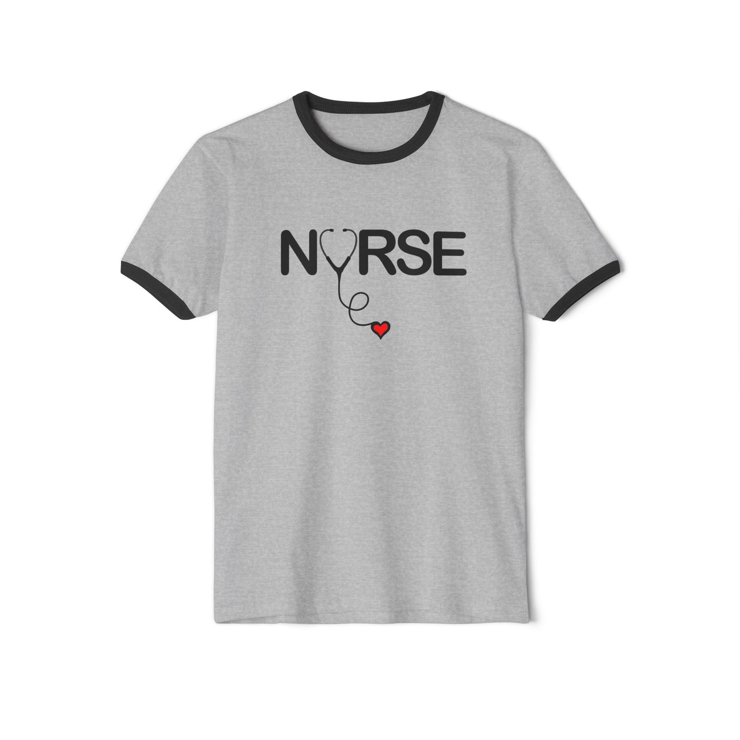 Nurse Unisex Cotton Ringer T-Shirt