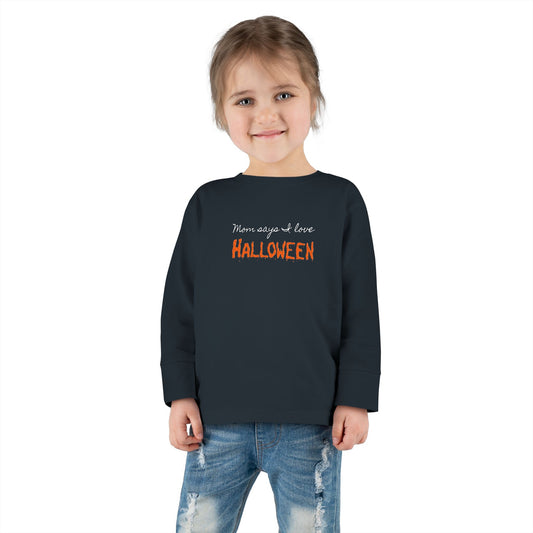 I love Halloween Toddler Long Sleeve Tee