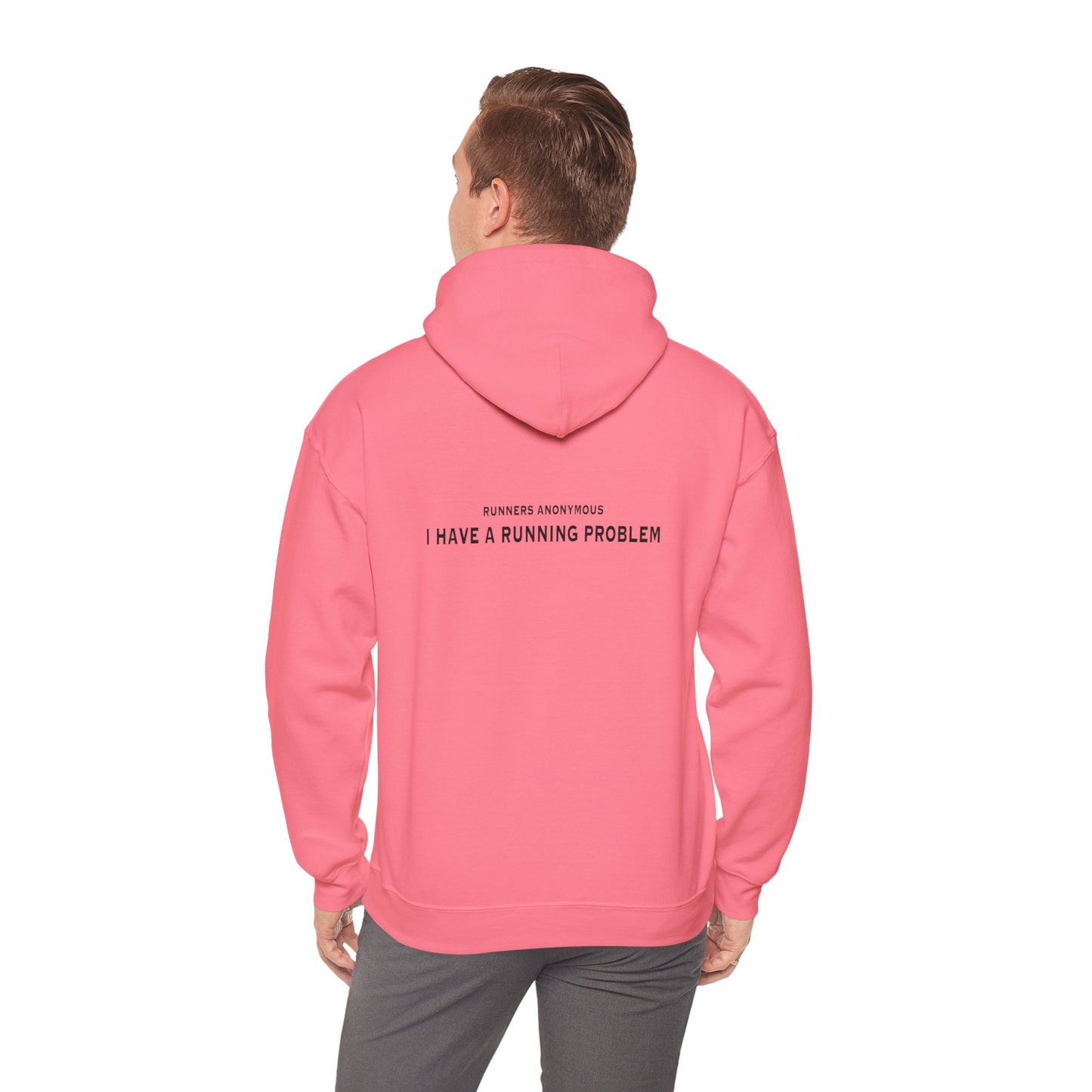 I have a running problem.  Runners anonymous: Unisex Heavy Blend™ Hooded Sweatshirt